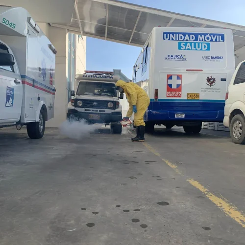 Desinfección de Centros de Salud en Bogotá y Cundinamarca